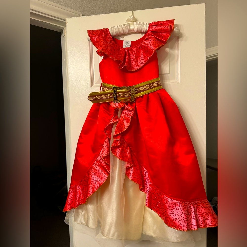 Original Disney dress Princess Elena of Avalor 5-6 yo. Brand new without tag.